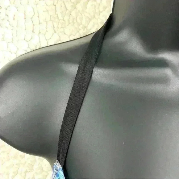 Victoria's Secret Hottie Halter Geometric Padded Double Strap Bikini Top Size34D - Picture 6 of 12